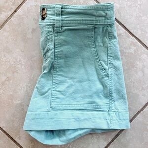A New Day High Rise Shorts, Size 4, Mint Green, Excellent Condition